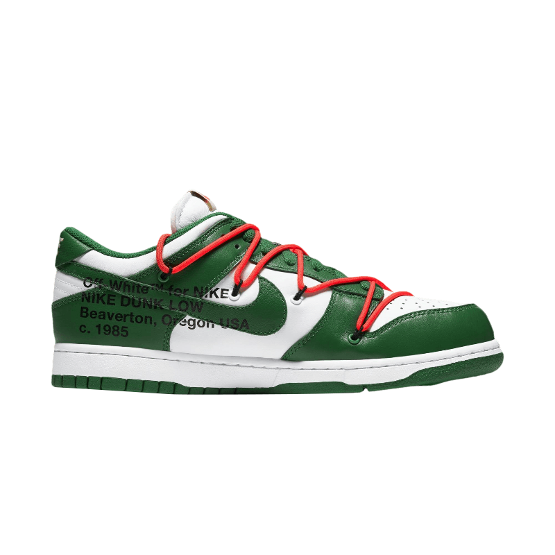 Tênis Dunk Low Off White "Pine Green" Verde