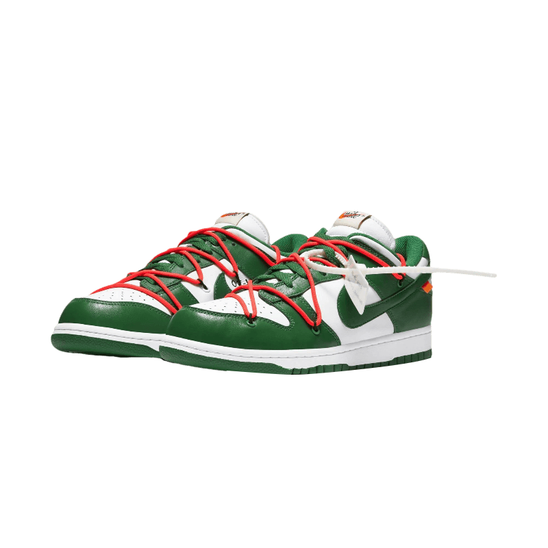 Tênis Dunk Low Off White "Pine Green" Verde