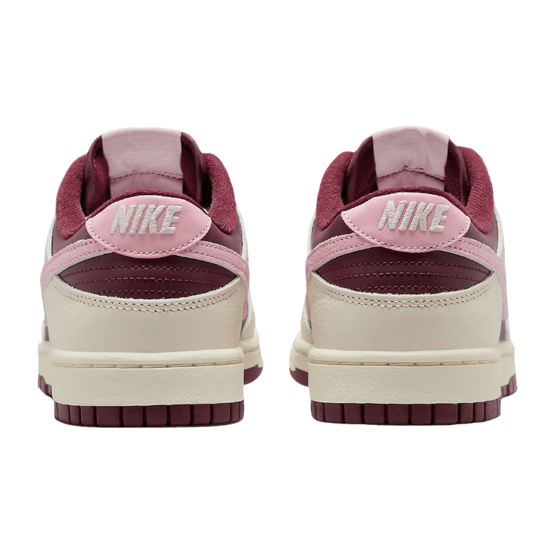 Tênis Dunk Low Premium "Valentine's Day" Masculino Branco / Vinho