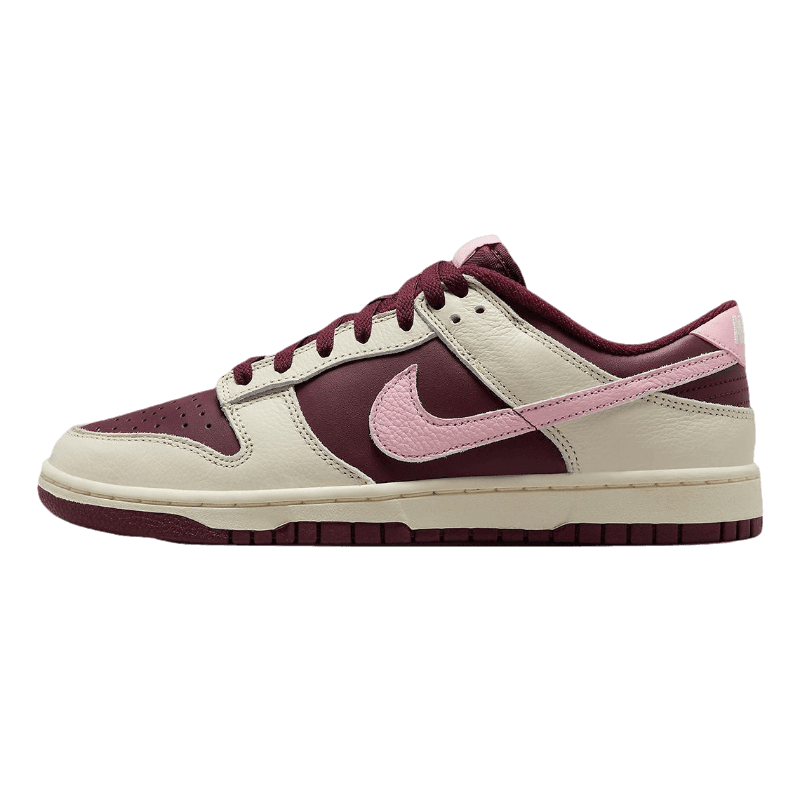 Tênis Dunk Low Premium "Valentine's Day" Masculino Branco / Vinho