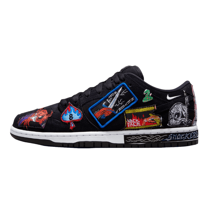 Tênis Dunk Low Pro SB x Neckface 'Black' Masculino Preto
