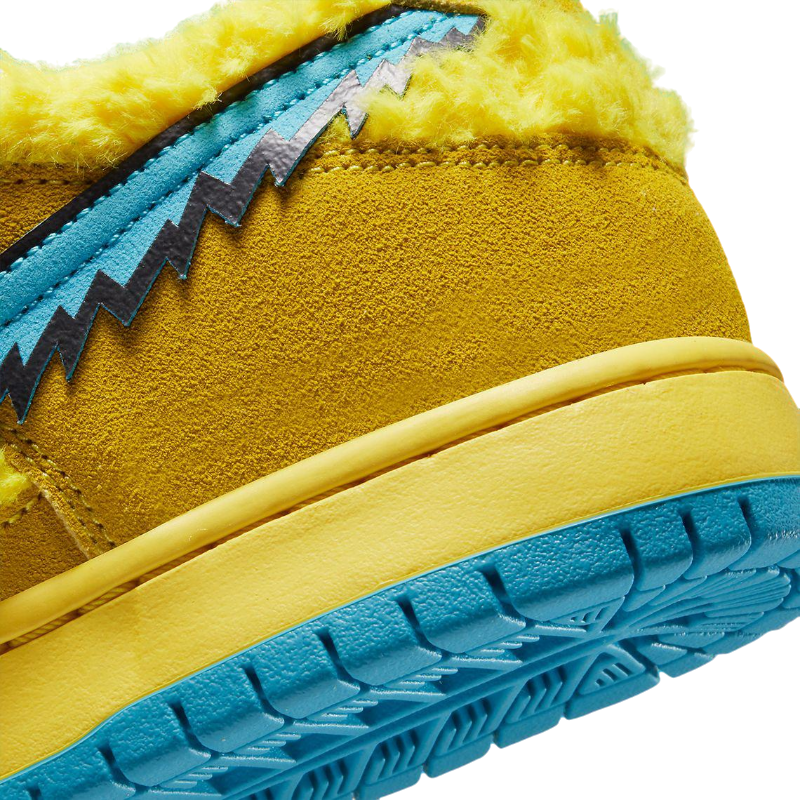 Tênis Dunk Low SB "Grateful Dead Yellow" Amarelo