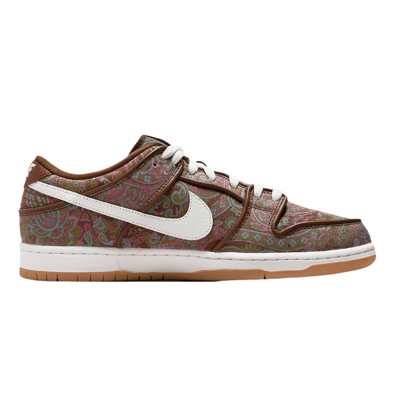 Tênis Dunk Low SB "Paisley Brown" Marrom