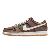 Tênis Dunk Low SB "Paisley Brown" Marrom