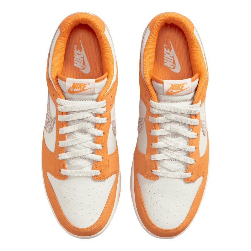 Tênis Dunk Low Safari "Swoosh Kumquat" Masculino Laranja