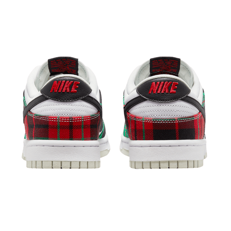 Tênis Dunk Low "Tartan Plaid" Masculino Branco