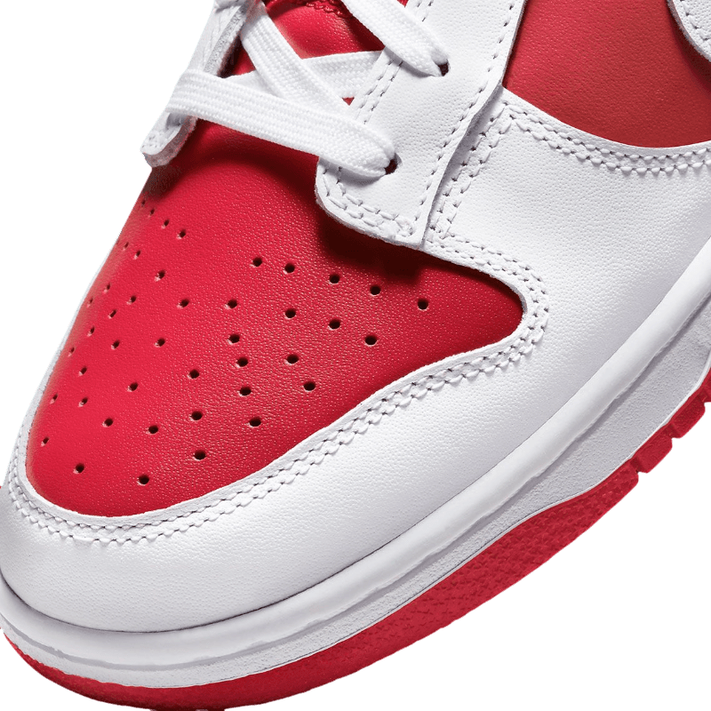Tênis Dunk Low "University Red" Masculino Vermelho / Branco