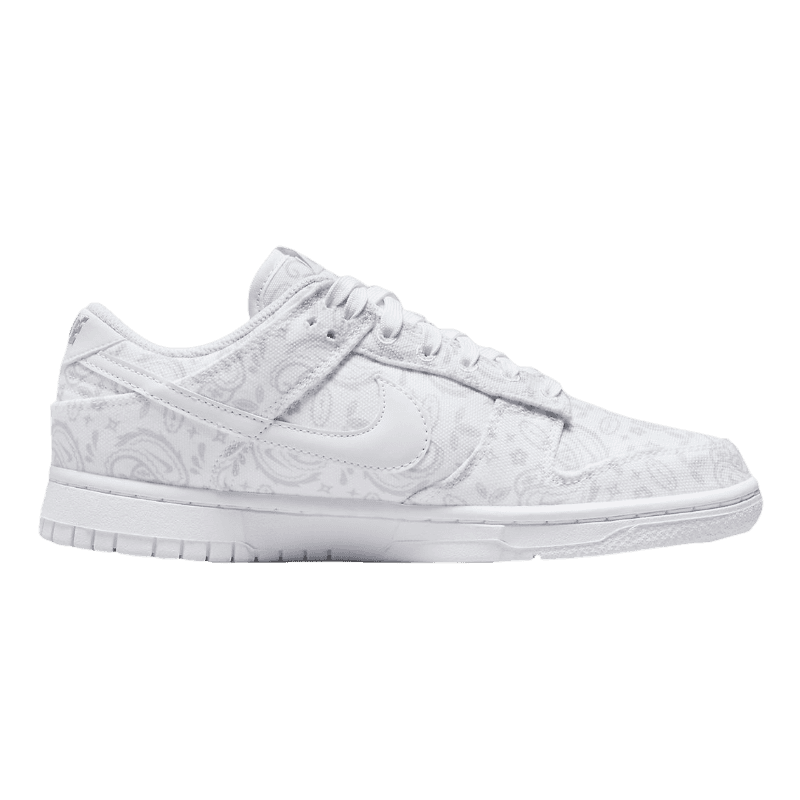 Tênis Dunk Low "White Paisley" Feminino Branco
