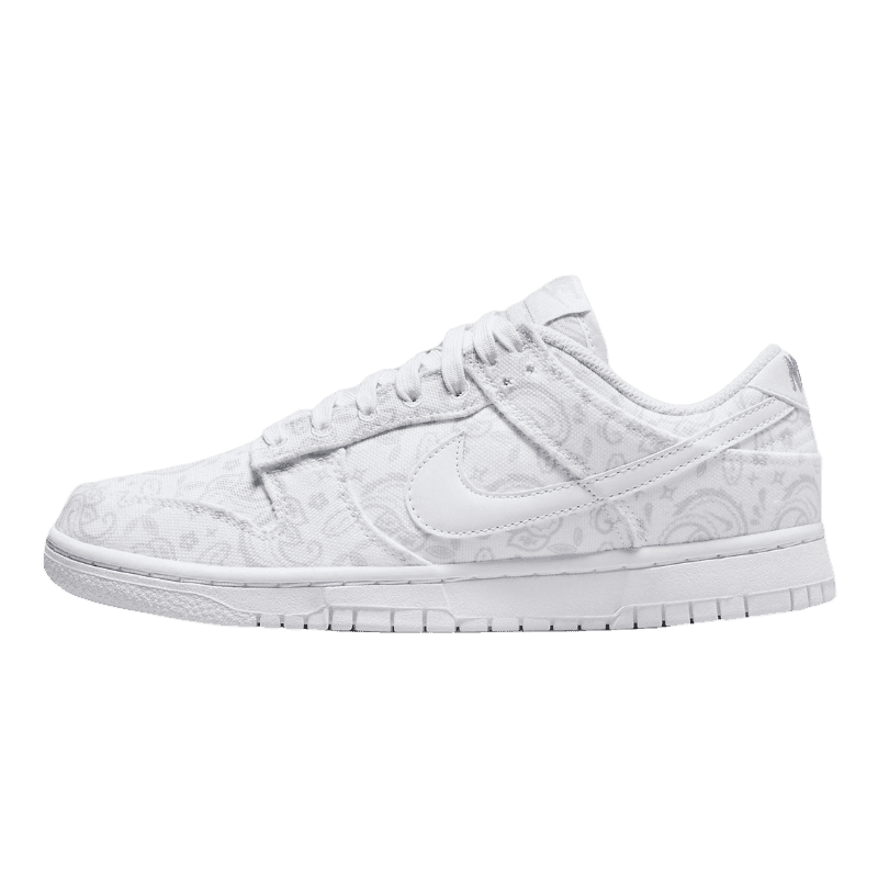 Tênis Dunk Low "White Paisley" Feminino Branco