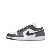Tênis Air Jordan 1 Low "Sail Dark Grey" Cinza