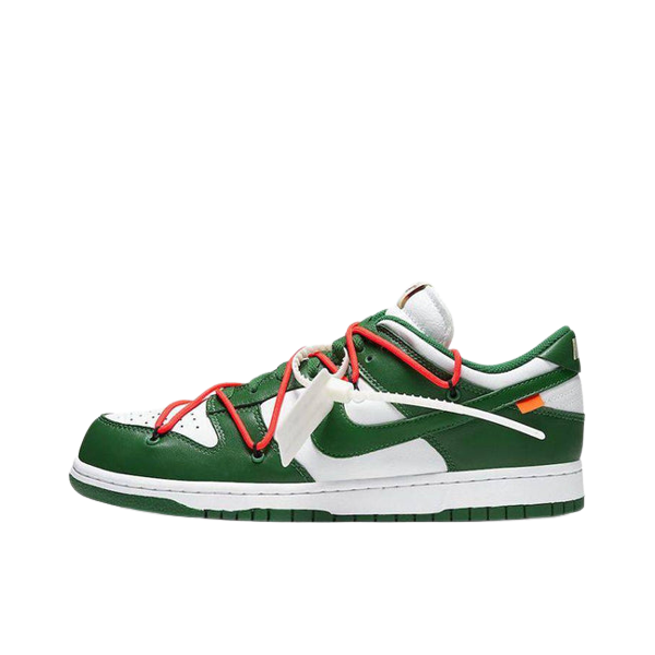 Tênis Dunk Low x Off-White "Pine Green"