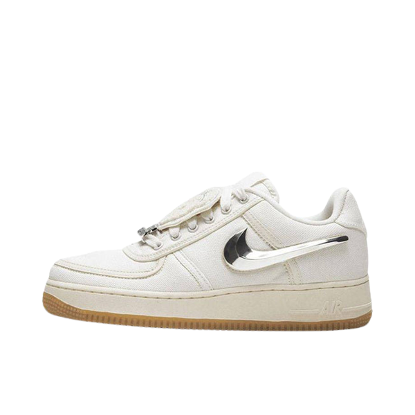 Tênis Air Force 1 x "Travis Scott Sail" Branco