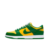 Tênis Dunk Low "Brasil" Verde / Amarelo