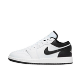 Tênis Air Jordan 1 Low "GS White Black" Branco / Preto
