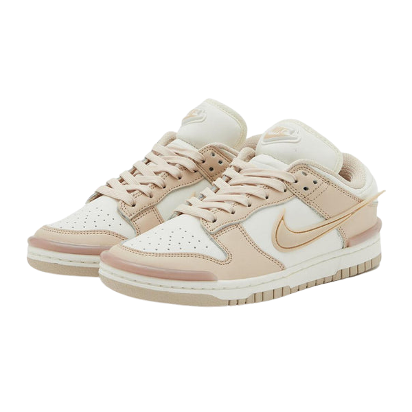 Tênis Dunk Low "Twist Sand Drift" Feminino Bege