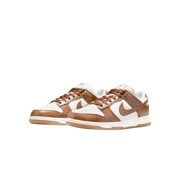 Tênis Dunk Low LX "Brown Ostrich" Feminino Marrom