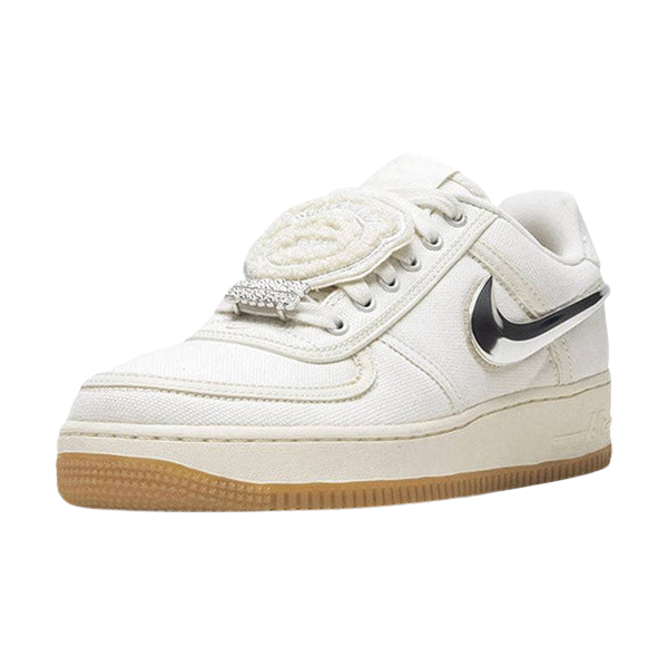 Tênis Air Force 1 x "Travis Scott Sail" Branco