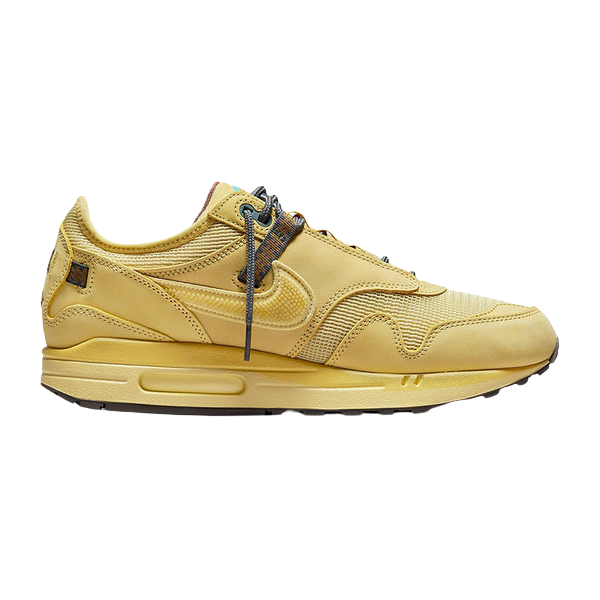 Tênis Air Max 1 x Travis Scott "Saturn Gold" Amarelo