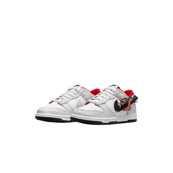 Tênis Dunk Low "Year of the Dragon" Feminino Cinza