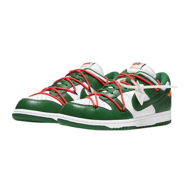 Tênis Dunk Low x Off-White "Pine Green"