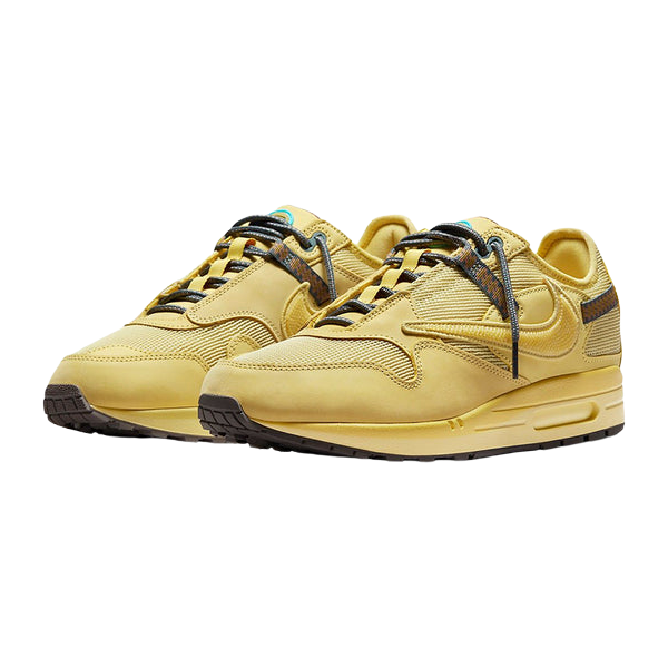 Tênis Air Max 1 x Travis Scott "Saturn Gold" Amarelo
