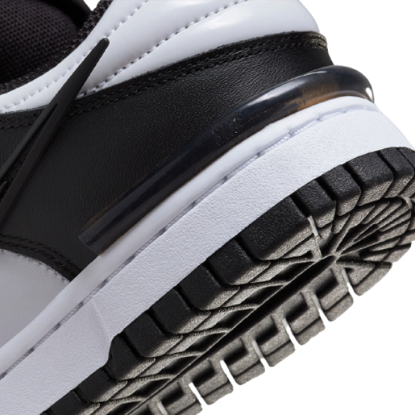 Tênis Dunk Low "Black Twist" Feminino Preto / Branco