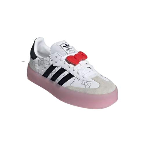 Tênis Hello Kitty x adidas Sambae Cloud White Clear Pink