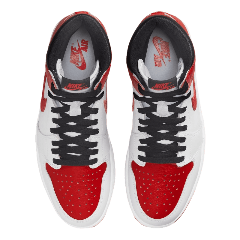 Tênis Air Jordan 1 High "Heritage" Branco / Vermelho