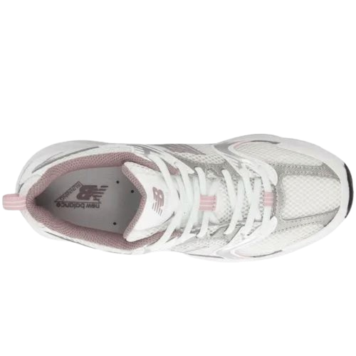 New Balance 530 White Silver Metalic Ice Wine