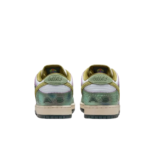 Nike Dunk SB Low Pro x Alexis Sablone White and Pacific Moss