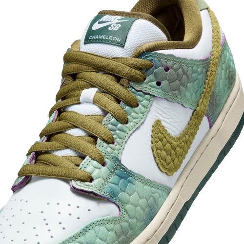 Nike Dunk SB Low Pro x Alexis Sablone White and Pacific Moss