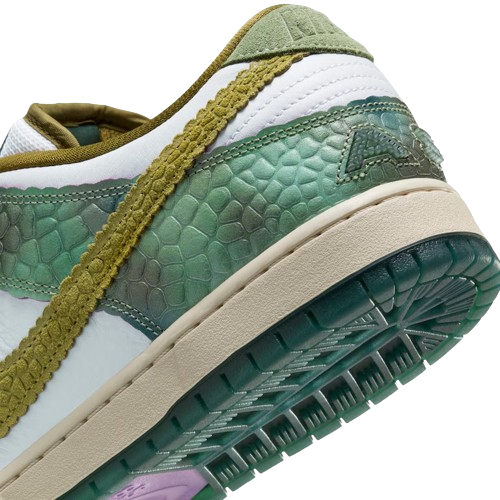 Nike Dunk SB Low Pro x Alexis Sablone White and Pacific Moss