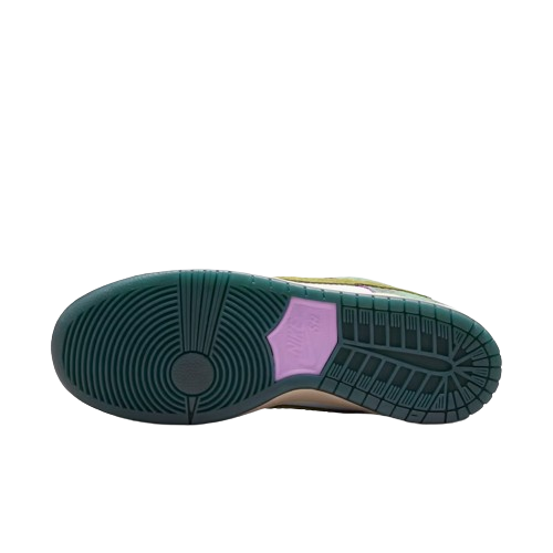 Nike Dunk SB Low Pro x Alexis Sablone White and Pacific Moss