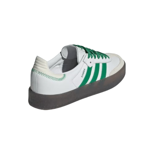 Tênis Adidas Sambae "Cloud White Green" Feminino Verde