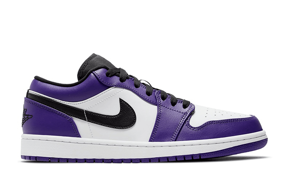 Tênis Air Jordan 1 Low "Court Purple" Roxo