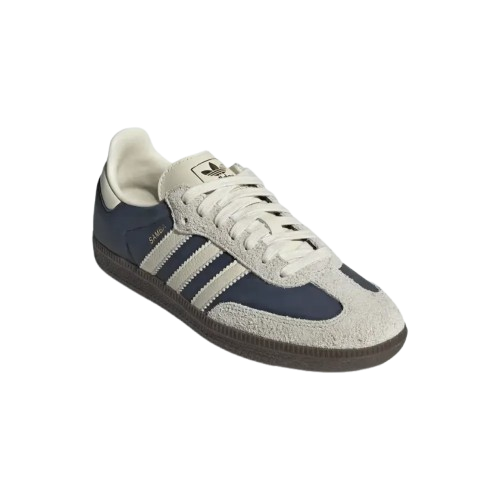 Tênis Adidas Samba OG "Night Indigo Cream White" Feminino Azul