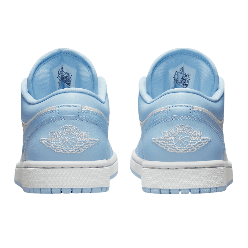 Tênis Air Jordan 1 Low "Aluminium" Branco / Azul