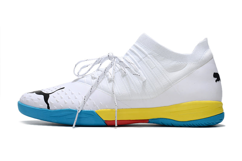 Chuteira Puma Future Z 1.3 Futsal Branco/Colorido
