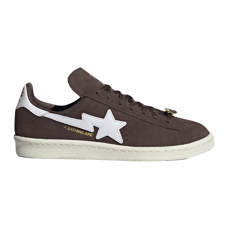 Tênis Adidas Campus 80s x Bape "Brown" Masculino Marrom