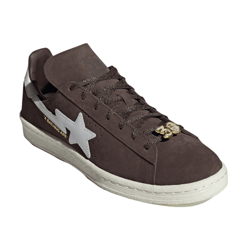 Tênis Adidas Campus 80s x Bape "Brown" Masculino Marrom