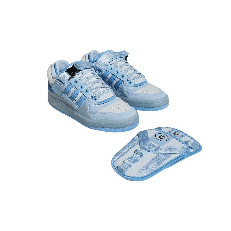 Tênis Adidas Forum Low x Bad Bunny "Blue Tint" Azul