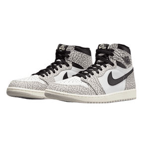 Tênis Air Jordan 1 High "White Cement" Cinza
