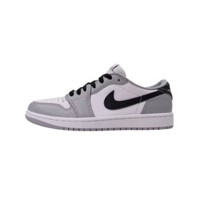 Tênis Air Jordan 1 Low "OG Barons Wolf Grey and White" Cinza
