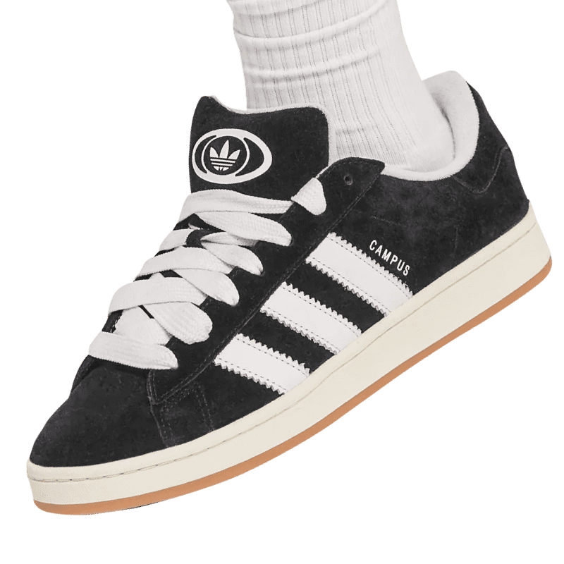 Tênis Adidas Campus 00s "Core Black Gum" Preto