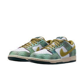 Nike Dunk SB Low Pro x Alexis Sablone White and Pacific Moss