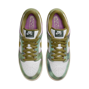 Nike Dunk SB Low Pro x Alexis Sablone White and Pacific Moss