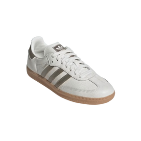 Tênis adidas Samba OG "Off White Cyber Metallic" Feminino Branco