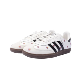 Tênis Adidas Samba OG "White Floral Embroidery" Feminino Branco