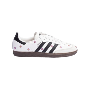 Tênis Adidas Samba OG "White Floral Embroidery" Feminino Branco
