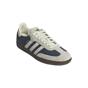 Tênis Adidas Samba OG "Night Indigo Cream White" Feminino Azul